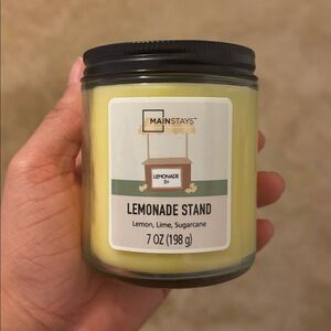 Mainstays Lemonade Stand Yellow Candle